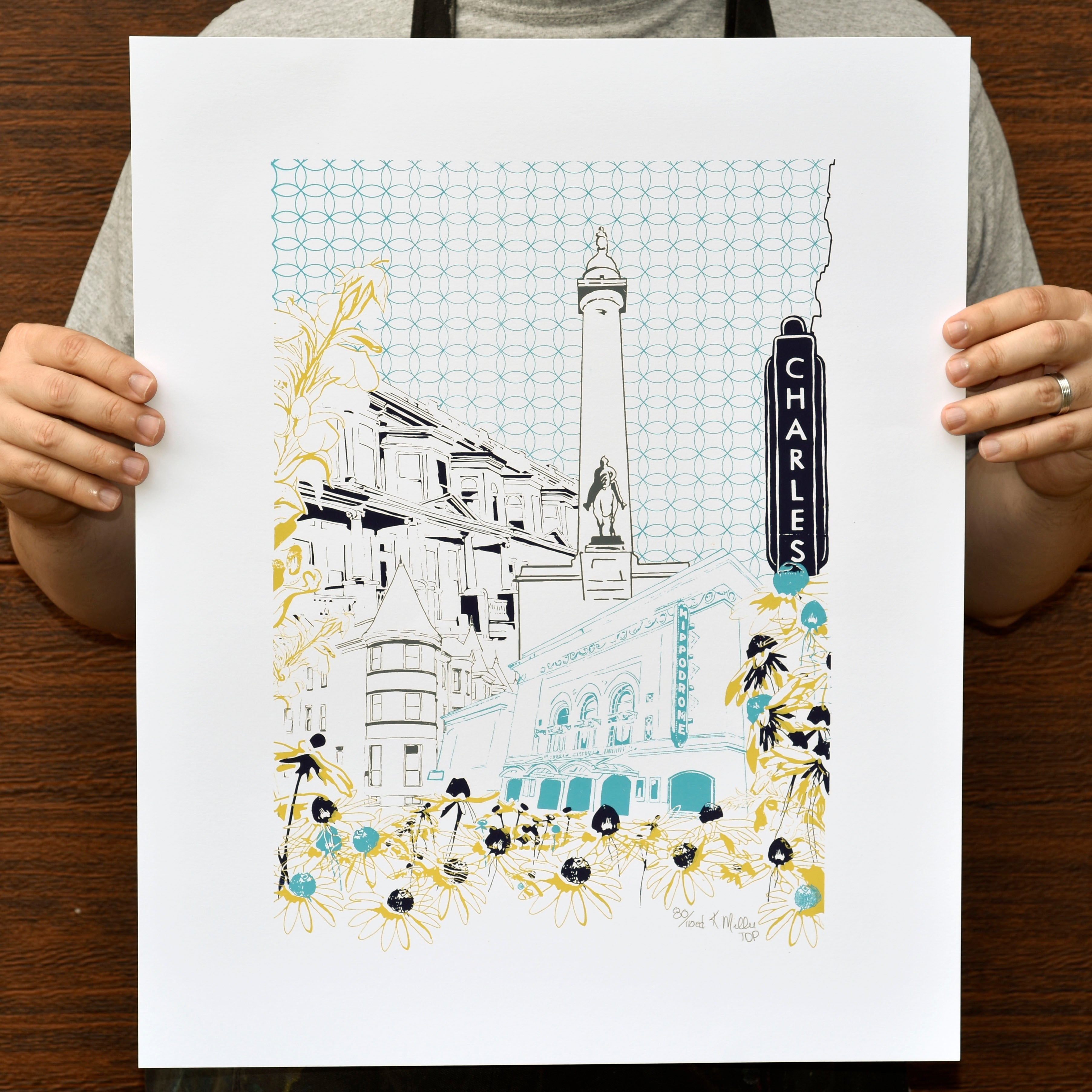 Baltimore Maryland | Art of the City | Limited Edition Silk Screen 16