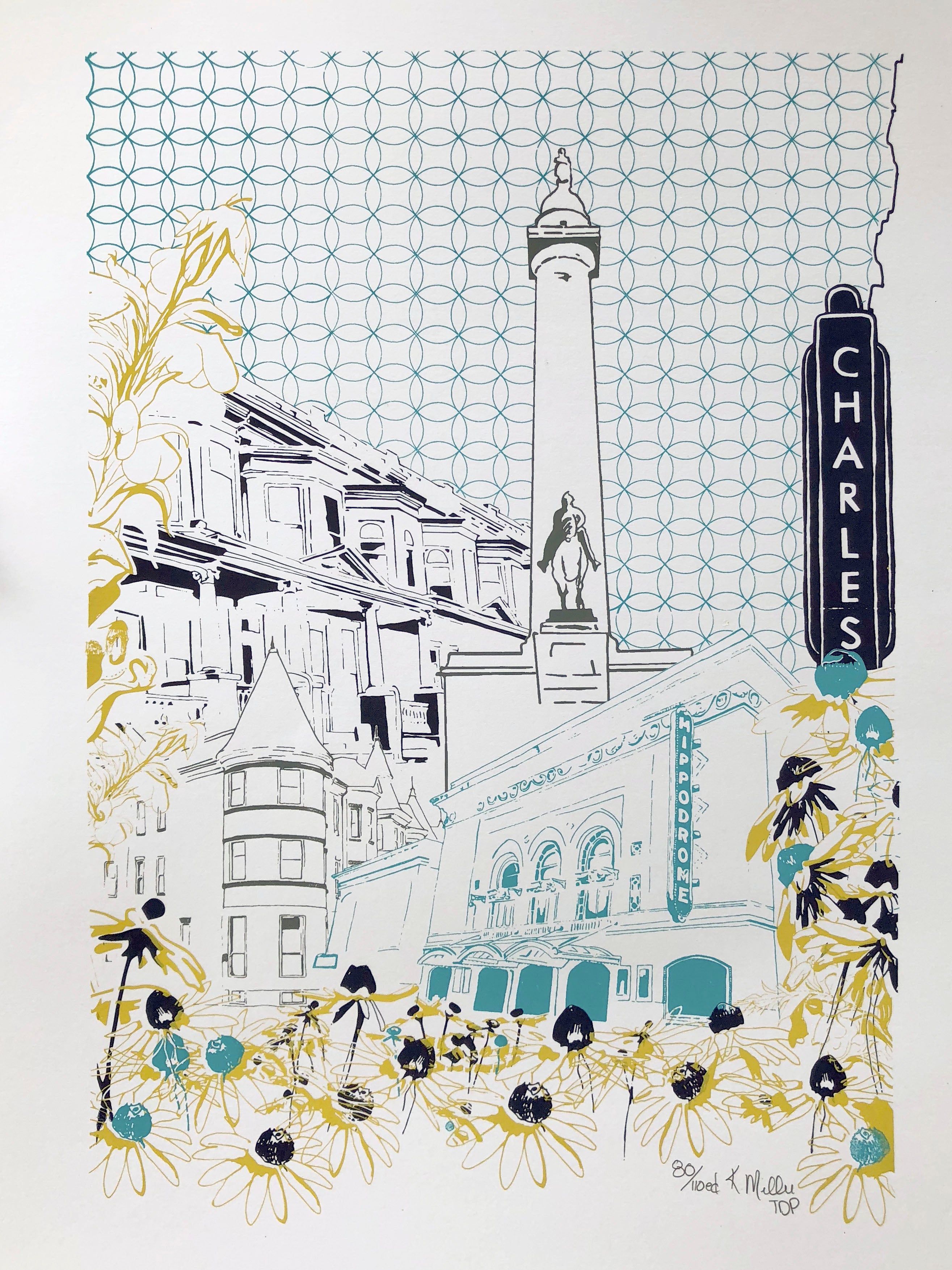 Baltimore Maryland | Art of the City | Limited Edition Silk Screen 16" x 20" poster