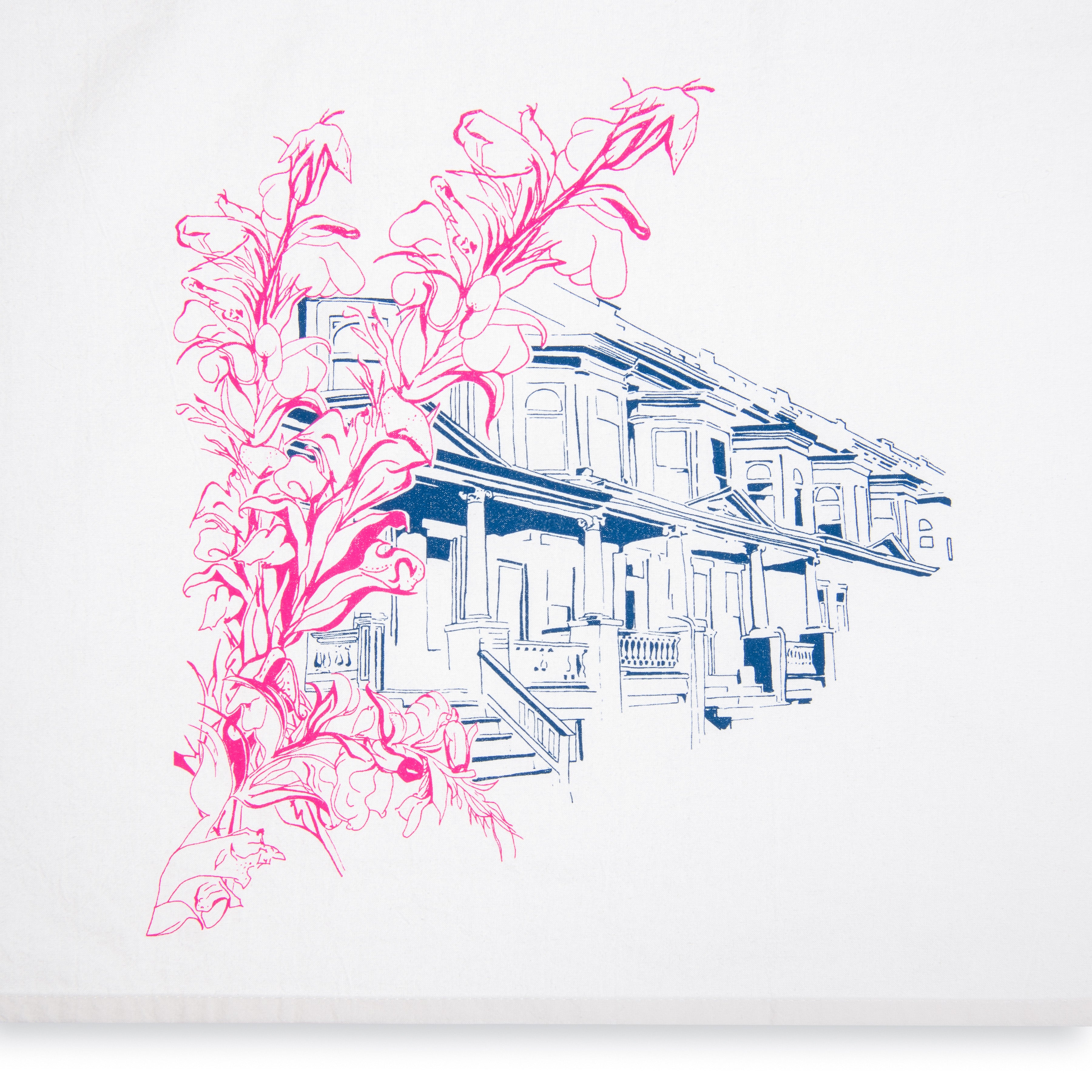 Baltimore Maryland | Abell Avenue Painted Ladies | tea towel