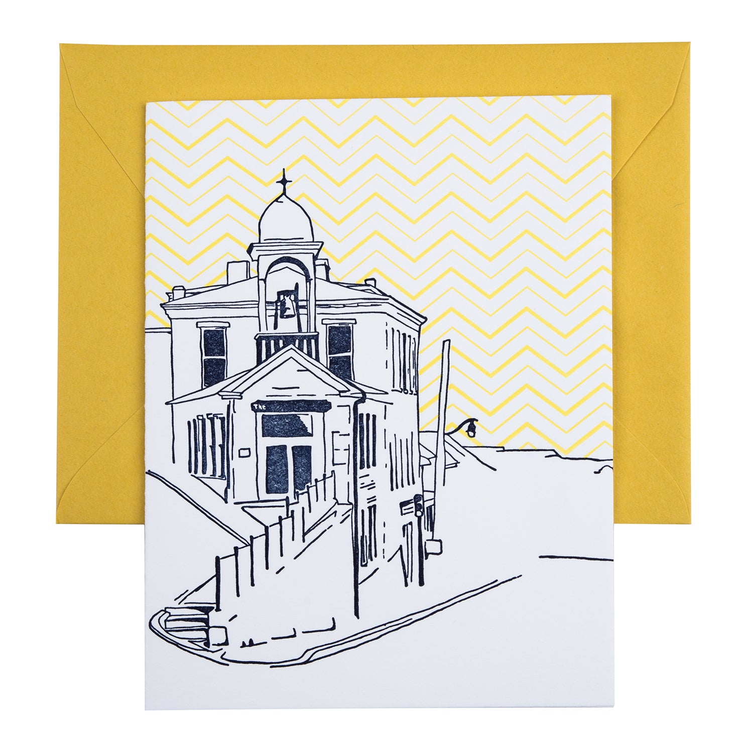 Ellicott City Maryland | Fire House Museum | Letterpress City Card