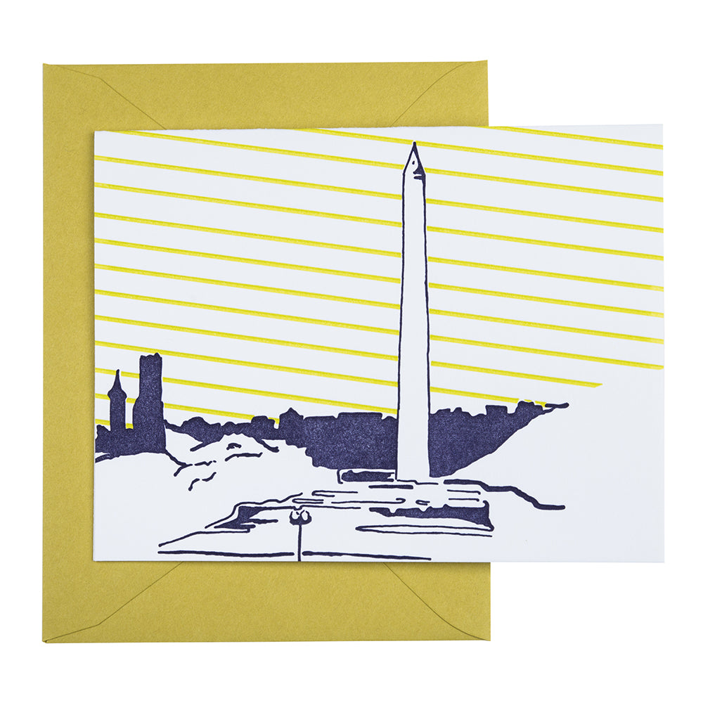 Washington D.C. | D.C. Neighborhoods Pack of 5 Cards |  Letterpress City Card