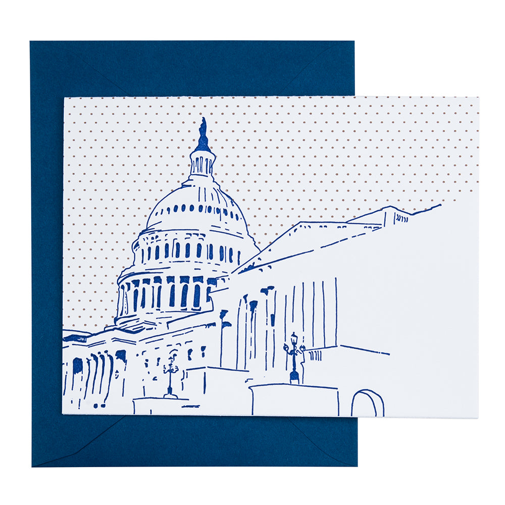 Washington D.C. | D.C. Neighborhoods Pack of 5 Cards |  Letterpress City Card