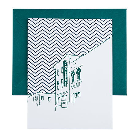 Philadelphia Pennsylvania | Philadelphia Neighborhoods Pack of 5 Cards |  Letterpress City Card