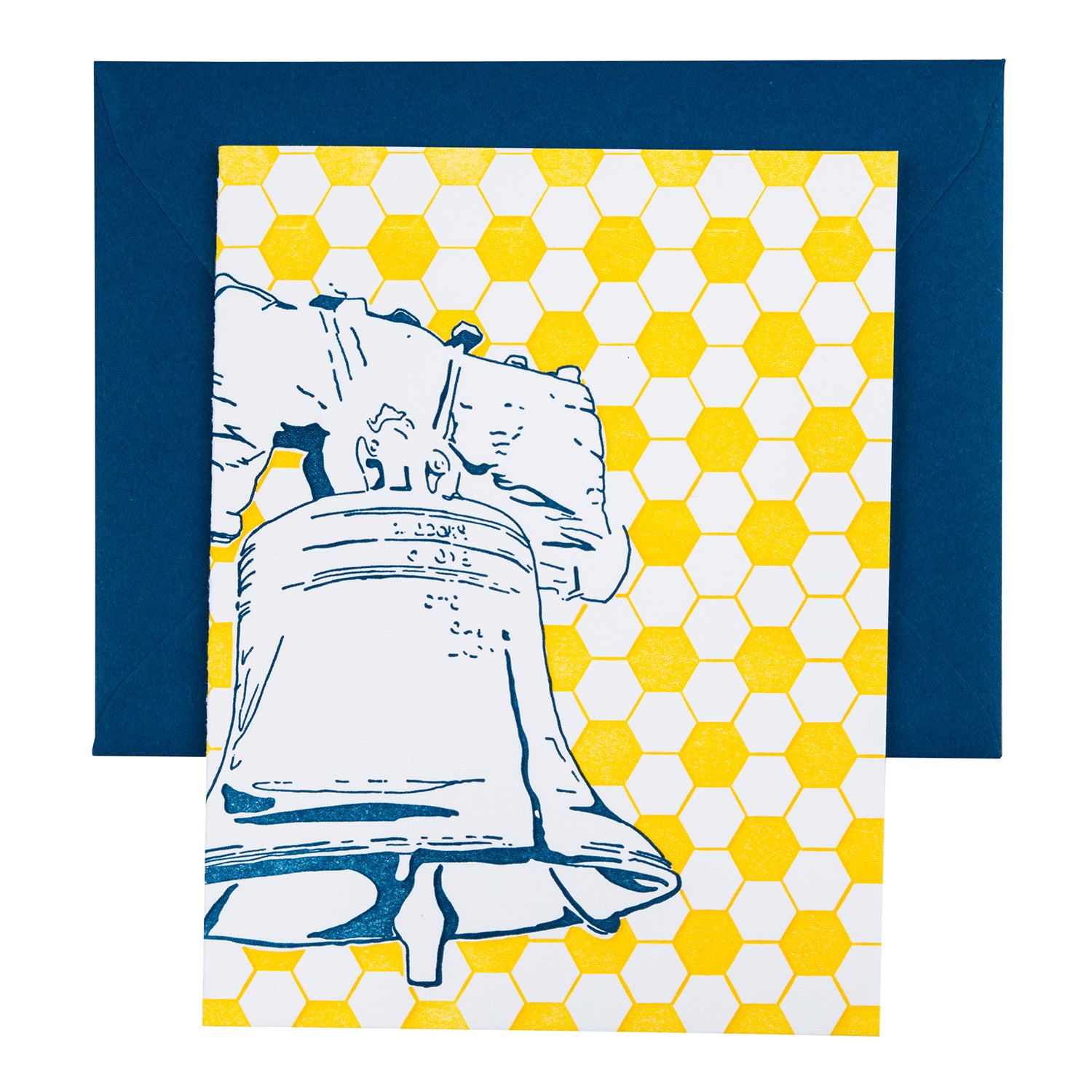 Philadelphia Pennsylvania | Liberty Bell |  Letterpress City Card