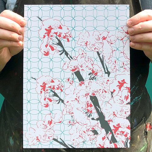 Cherry Blossom | Silkscreen Poster