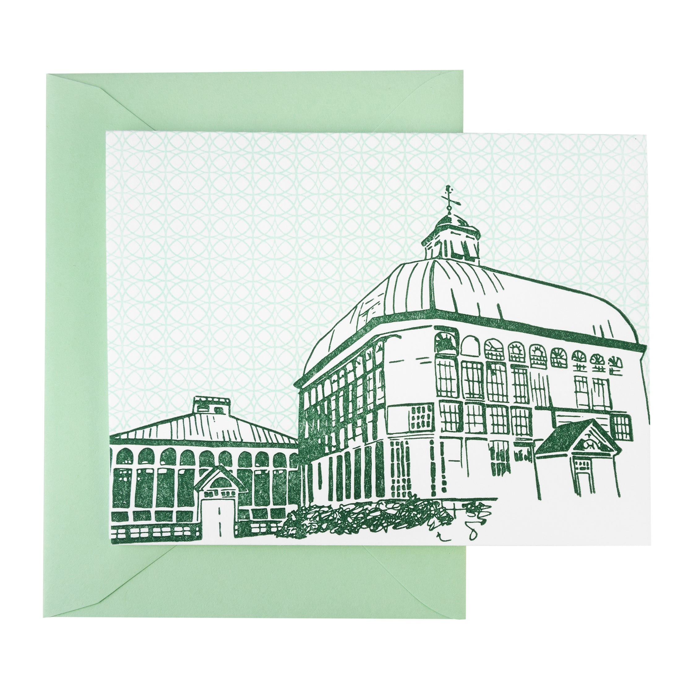 Baltimore Maryland | Rawlings Conservatory | Letterpress City Card