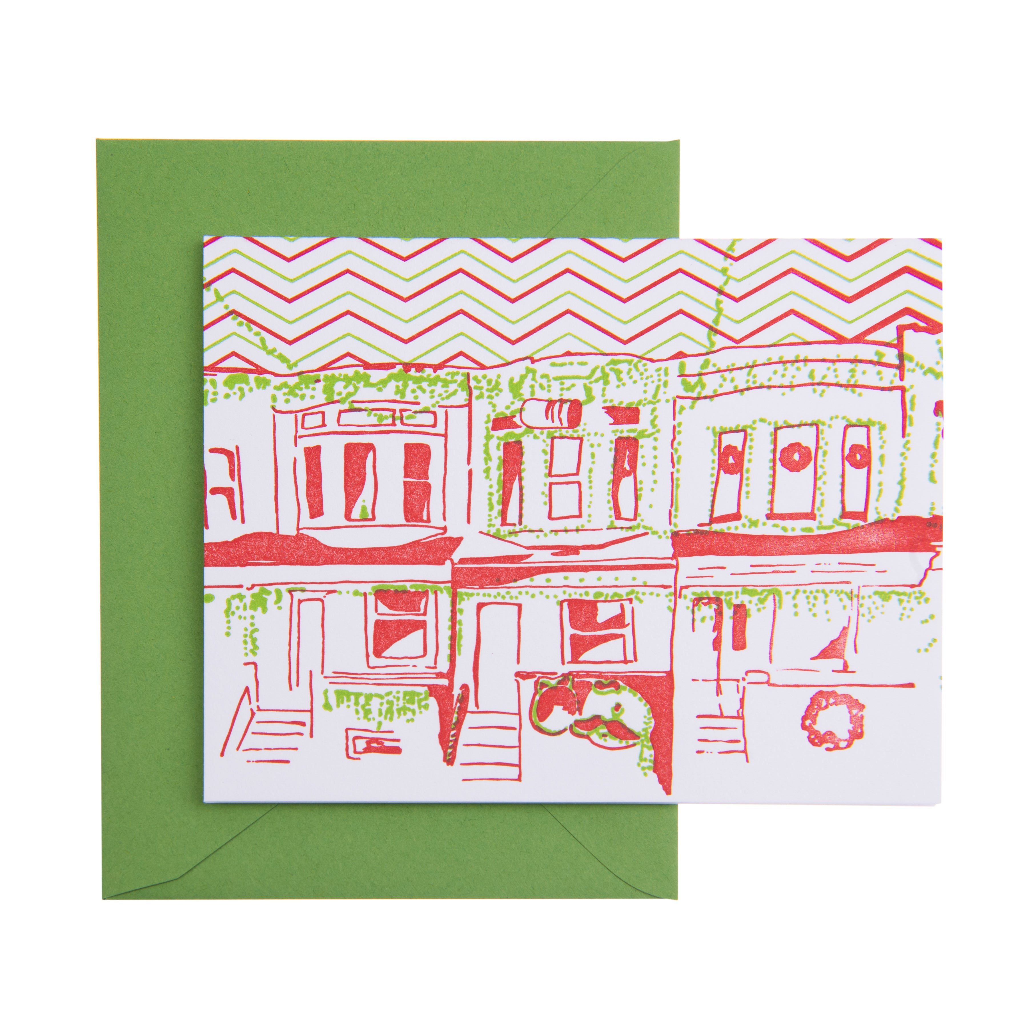 Baltimore Maryland | Miracle on 34th Street Holiday Card | Letterpress City Card