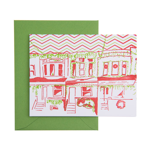 Baltimore Maryland | Miracle on 34th Street Holiday Card | Letterpress City Card