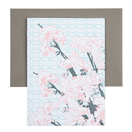 Cherry Blossom | Letterpress Floral Card