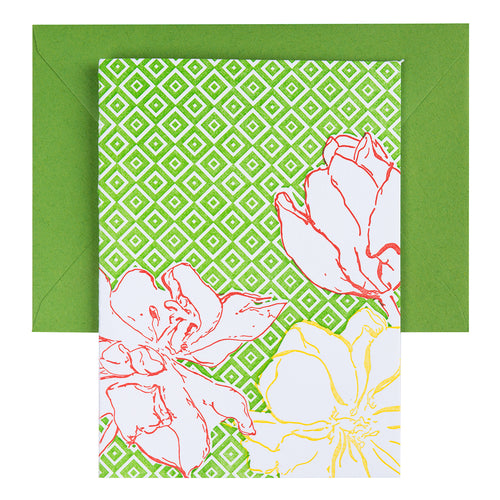 Tulip | Letterpress Floral Card
