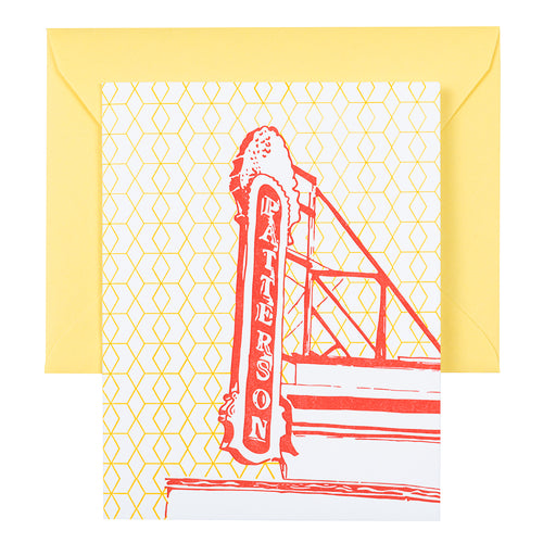 Baltimore Maryland | Creative Alliance | Letterpress City Card